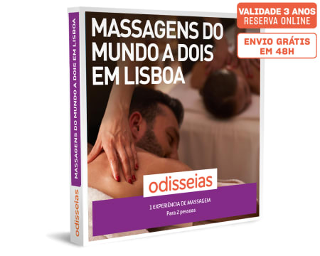 Massagens do Mundo a Dois em Lisboa | 30 Experiências à Escolha